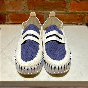 Ilse Jacobsen tulip loafer platform